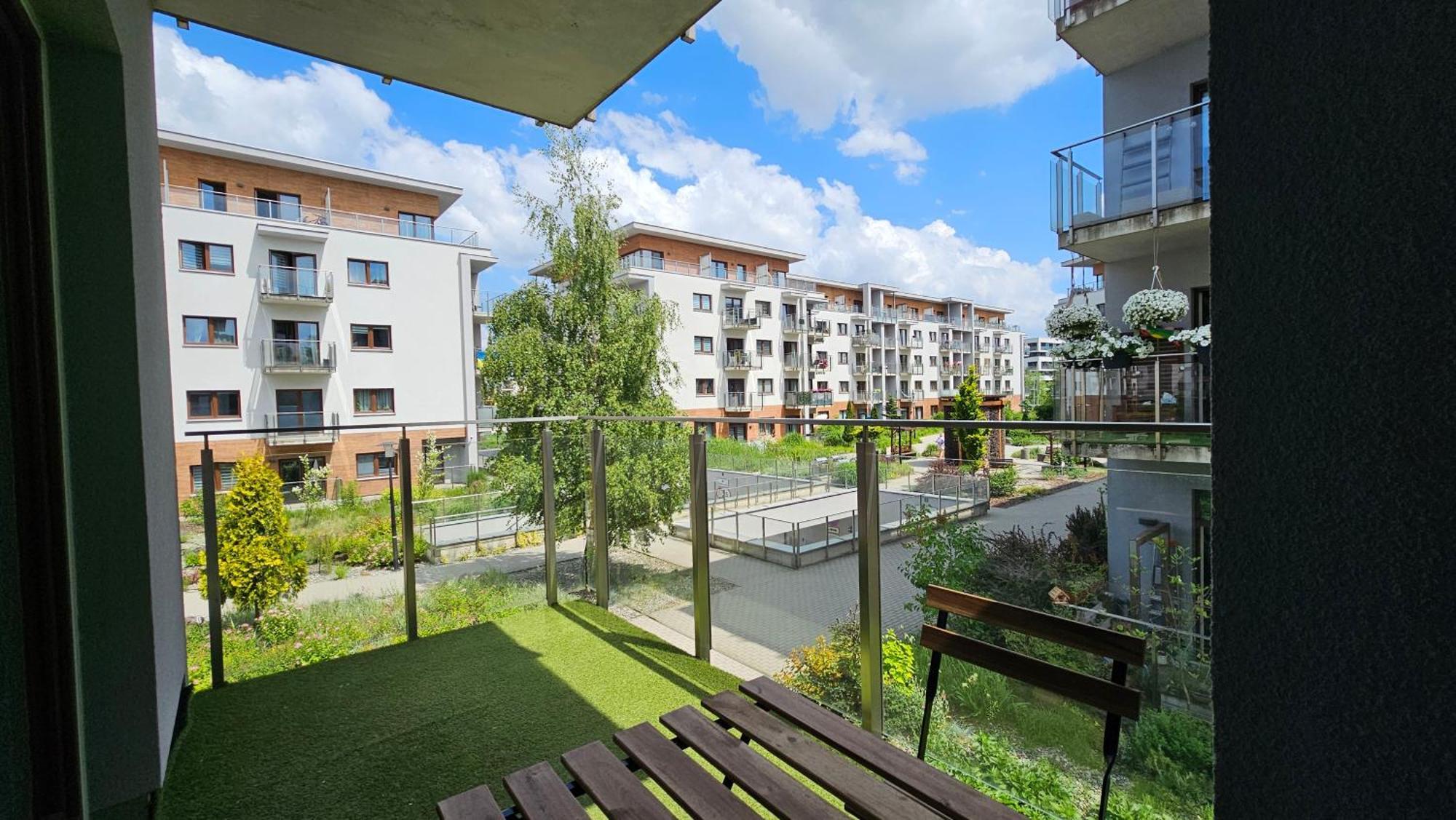 Apartment Bunscha Park Krakau Buitenkant foto